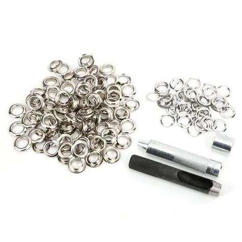 12mm métal oeillets rivets laiton oeillet oeillet kit chaussures sac