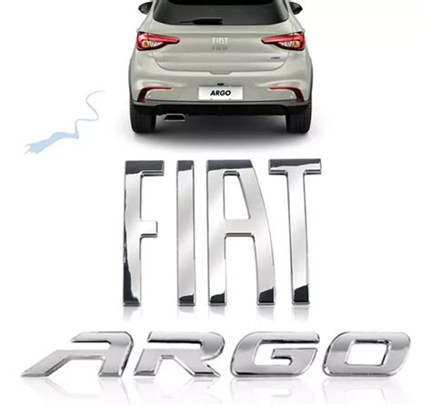 Emblema Fiat Argo Cromado Mercadolivre