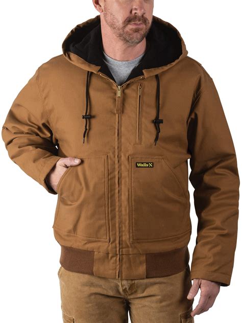 Walls Men S Insulated Flex Duck Hooded Jacket Walmart