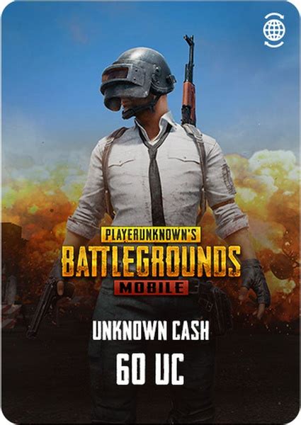 Игровая валюта PUBG Mobile 60 UC цифровая версия купить по выгодной