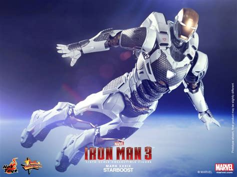 Iron Man 3 Hot Toys Starboost Armor Collectible Figure — Geektyrant