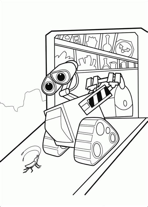 Wall E Coloring Pages