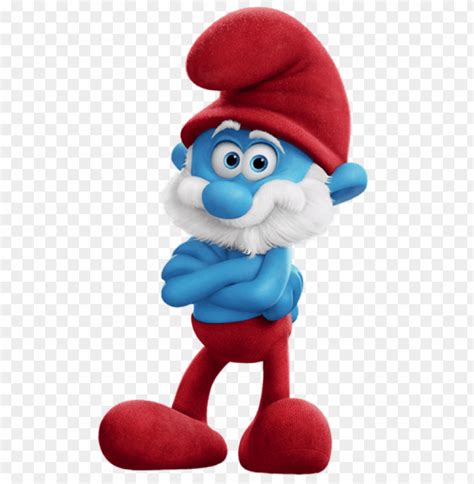 Papa Smurf Smurfs The Lost Village Clipart Png Photo - 46668 | TOPpng