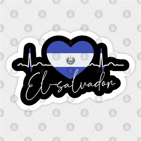 El Salvador El Salvador Sticker TeePublic