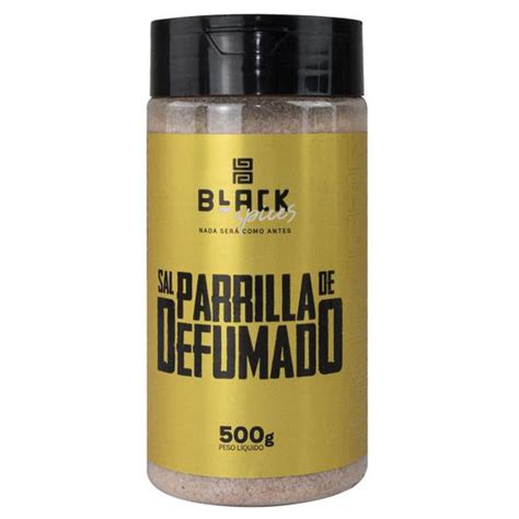 Sal De Parrilla Defumado Black Spices Gourmet G Para Churrasco Sal