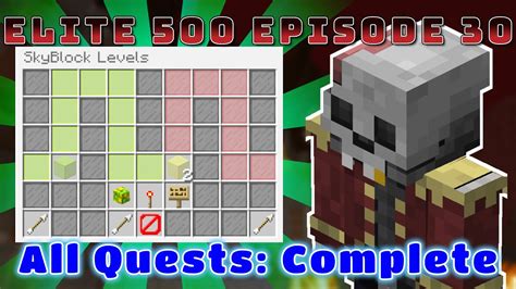 We Finished Them All Hypixel SkyBlock Road To Elite 500 30 YouTube