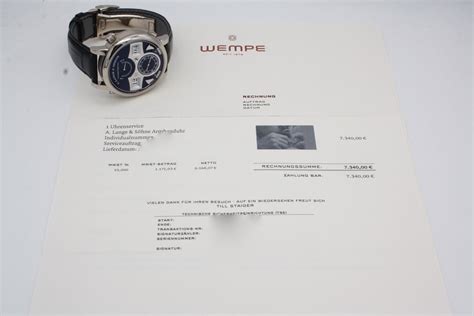 A Lange S Hne Zeitwerk Striking Time White Gold With Box And