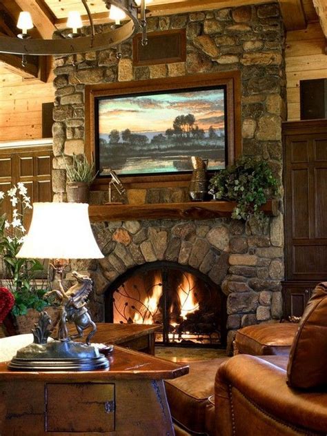 Rustic Farmhouse Fireplace Ideas