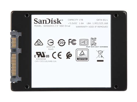 SanDisk Ultra 3D 2 5 1TB SATA III 3D NAND Internal Solid State Drive