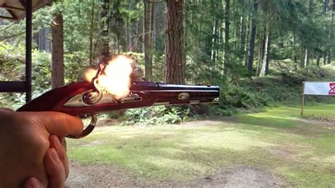 Slow Motion Flintlock Close Up Youtube