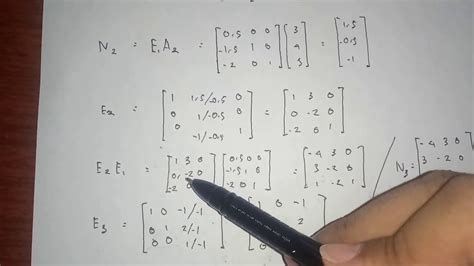 Cara Mengerjakan Matriks Ordo Cara Menghitung Transpose Matriks Rumus Matematika Invers