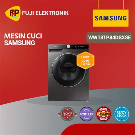 Jual Mesin Cuci Samsung FRONT LOADING 13 Kg WW13TP84DSX SE Garansi