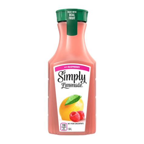 Simply Lemonade With Raspberry Simply Beverages™ Canada