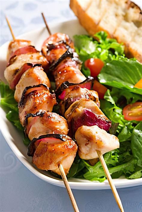 Brochettes De Poulet Au Barbecue Recette Facile Et Rapide Un Jour