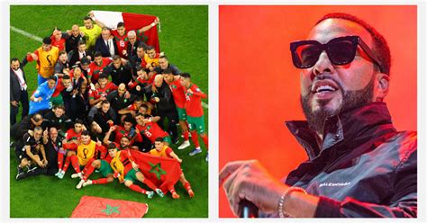 Coupe Du Monde Le Célèbre Rappeur Américain French Montana Rend