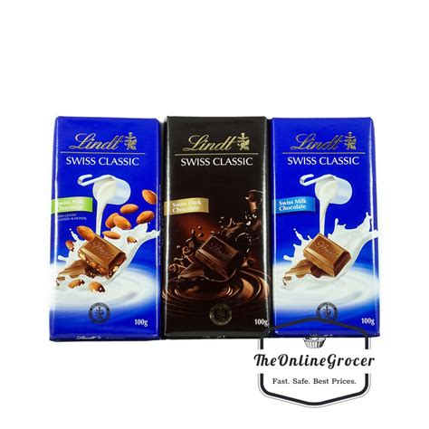 Jual Lindt Swiss Classic Coklat Classic Swiss 100gr Shopee Indonesia