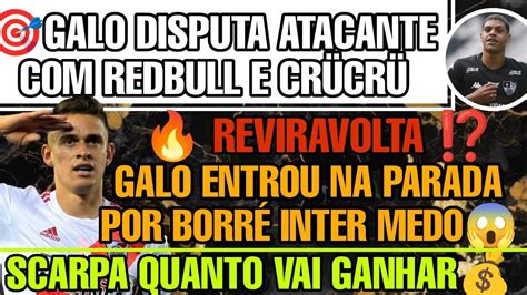 URGENTE BORRÉ REVIRAVOLTA LUIZ HENRIQUE NA MIRA SALÁRIO SCARPA E