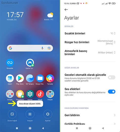 Android Ana Ekran Düzeni Nasıl Kilitlenir