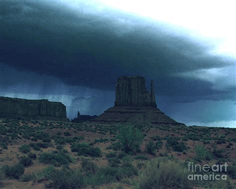 Monument Valley Rainstorm Approaching Photograph By Merton Allen Fine