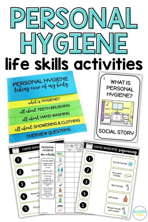 Personal Hygiene Life Skills Activities Allison Fors Inc In