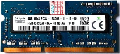 Buy Hynix Gb Ddr Ram Mhz For Laptop With Years Warranty Not