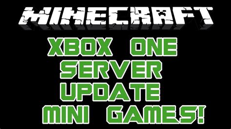 Minecraft Xbox One Server Update Video Youtube