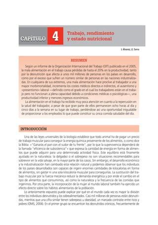 Aranceta Alimentaci N Y Trabajo Pdf