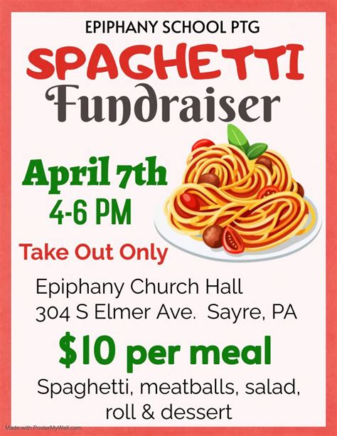 Spaghetti Dinner Fundraiser — The Epiphany School