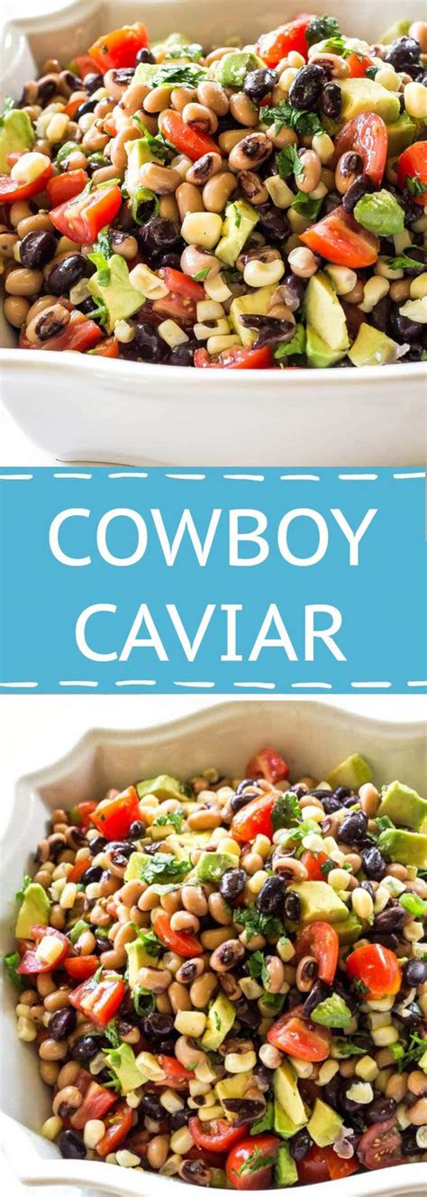 The Best Cowboy Caviar Cowboy Caviar Corn Salad Recipes Caviar Recipes