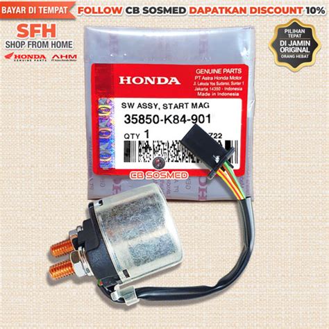 Jual Bendik Stater Crf L K Relay Switch Starter Crf L Original