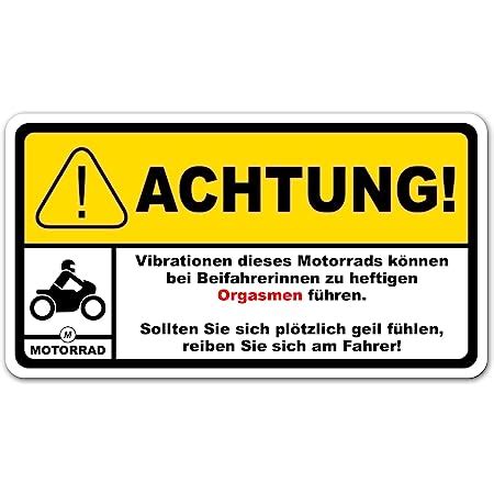 Finest Folia Fun Sticker Achtung Vibration X Cm Aufkleber F R