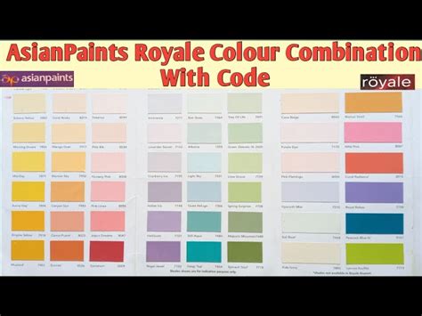 Asian Paints Colour Shades Codes