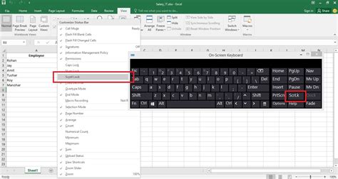 How Do You Turn Scroll Lock Off In Excel