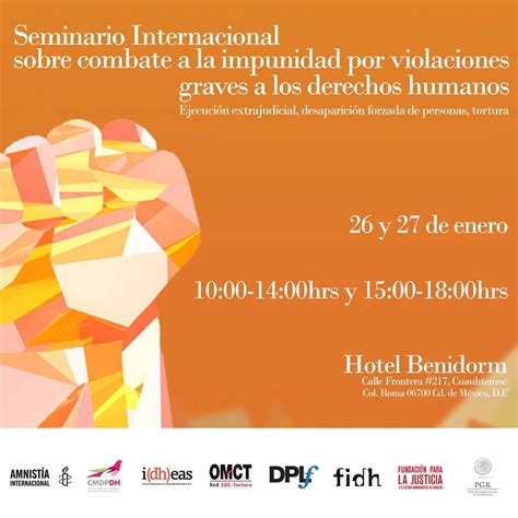 Seminario Internacional Sobre Combate A La Impunidad Por Violaciones