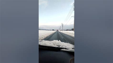 現在の積雪量と厚い雲 日本有数の豪雪地帯、新潟県長岡市→小千谷市 Youtube