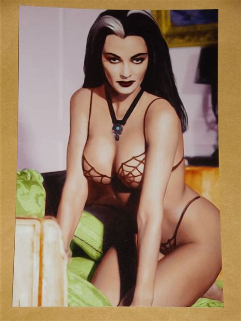 Sexy LILY MUNSTER Nude Busty Big Boobs The Munsters TV Show Etsy