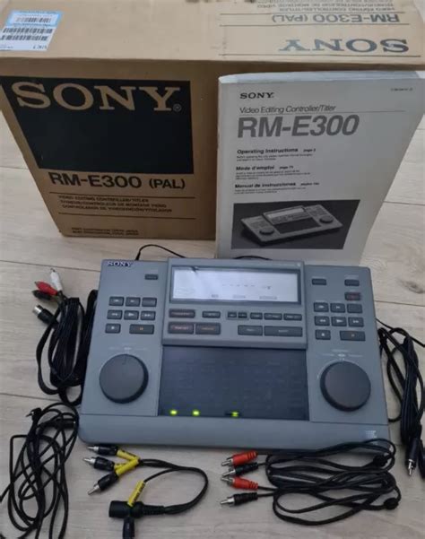 Sony Rm E300 Video Editing Controller FOR SALE PicClick UK