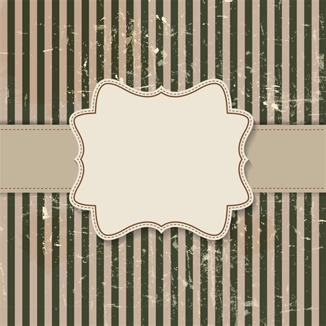 Vintage background with frame vector illustration 3057993 Vector Art at ...