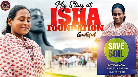 My Stay At Isha Foundation ️ Grateful 😍 Aishwarya Kannan Vlogs Youtube