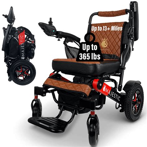 MALISA Electric Wheelchair for Adults, Folding All Terrain Lightweight ...