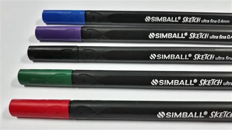 Microfibras Simball Sketch X 5 Colores Libreria Muley Muley