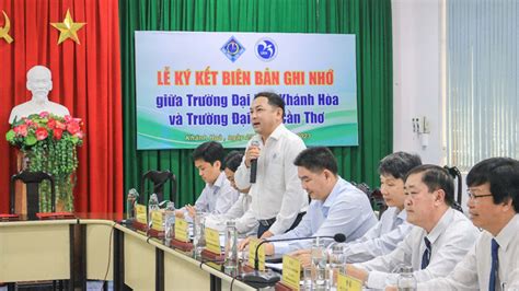 Lễ Ký Kết Biên Bản Ghi Nhớ Hợp Tác Giữa Trường Đại Học Cần Thơ Và