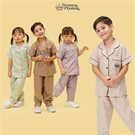 Jual BEST SELLER Nyonya Piyama Poly Bamboo Set Celana Panjang Anak