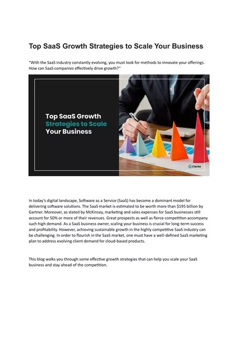 Ppt Top Saas Growth Strategies To Scale Your Business Powerpoint