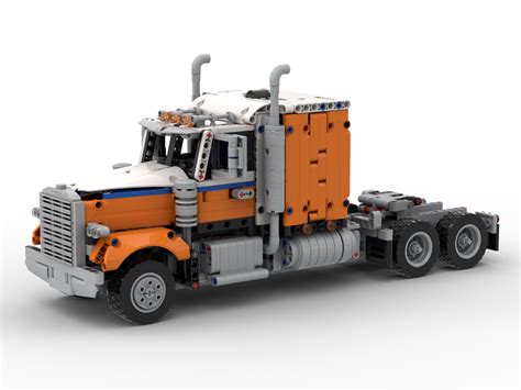 LEGO MOC 42128- Alternative- American Semi truck by DamianPLE Technic ...