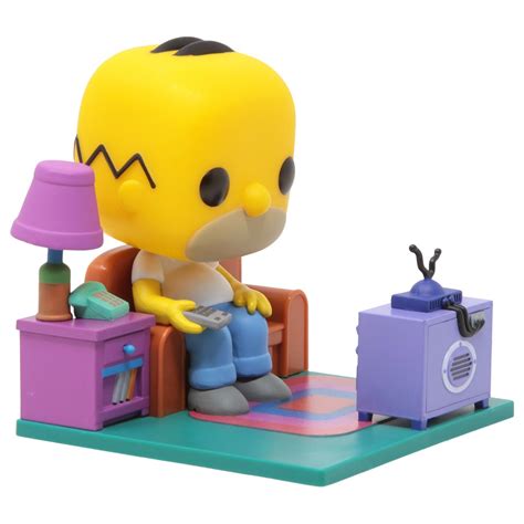 Funko POP Deluxe The Simpsons - Homer Watching TV yellow