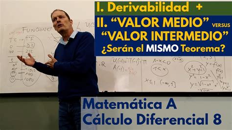 I Derivabilidad Y II Comparo Teorema De VALOR MEDIO Con Teorema De