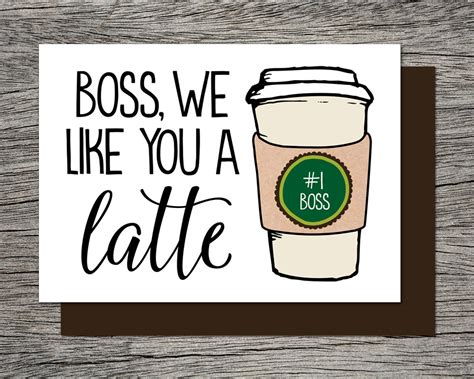 Free Printable National Boss Day Cards