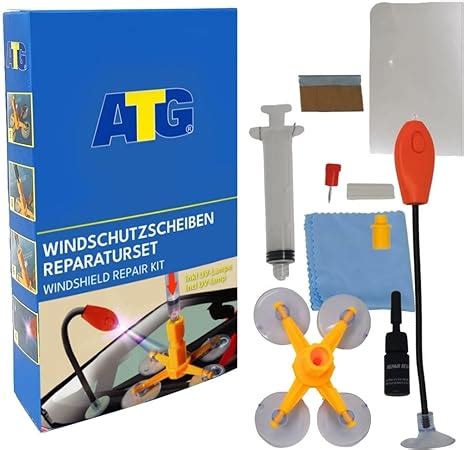 Atg Steinschlag Reparaturset Windschutzscheibe Mit Uv Lampe