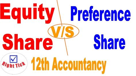 difference between equity share and preference share परवधकर अश